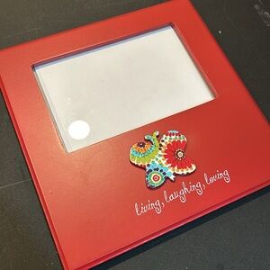 ‘Living, Laughing, Loving’ Red Picture Frame